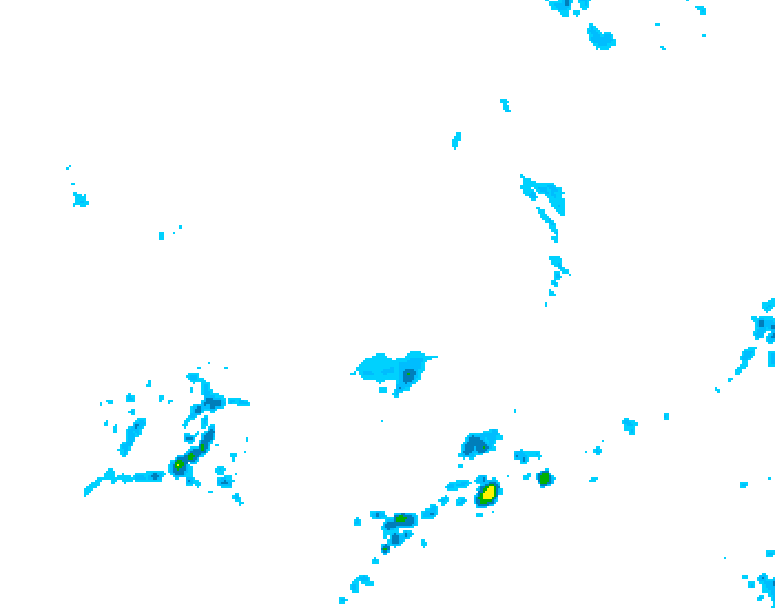 GDPS precipitation 036 hour forecast chart for Canada based on 2026/04/14 1200Z data