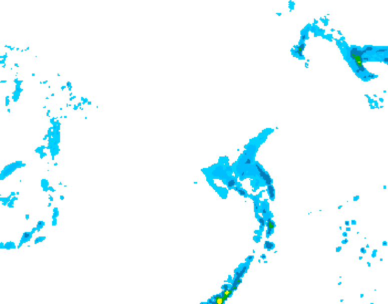 GDPS precipitation 108 hour forecast chart for Canada based on 2026/04/14 1200Z data