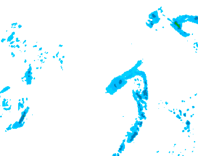 GDPS precipitation 114 hour forecast chart for Canada based on 2026/04/14 1200Z data