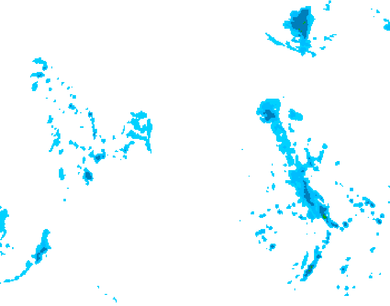 GDPS precipitation 132 hour forecast chart for Canada based on 2026/04/14 1200Z data