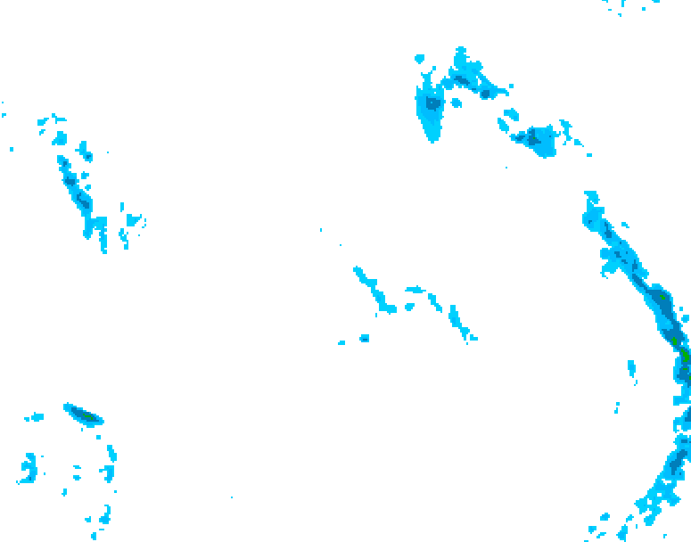 GDPS precipitation 174 hour forecast chart for Canada based on 2026/04/14 1200Z data