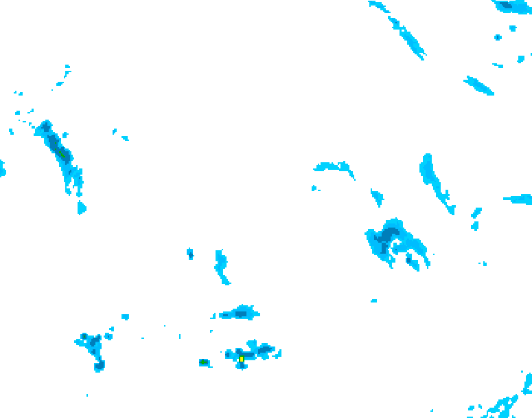 GDPS precipitation 210 hour forecast chart for Canada based on 2026/04/14 1200Z data