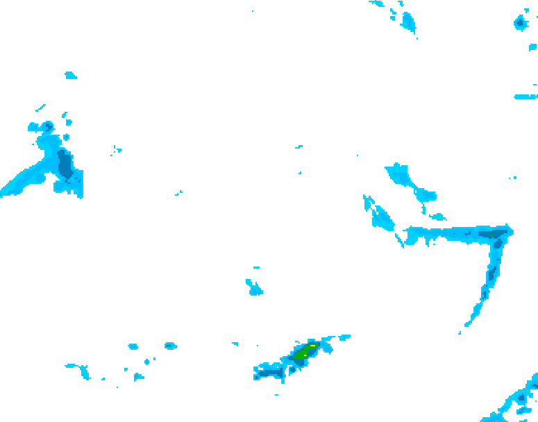 GDPS precipitation 222 hour forecast chart for Canada based on 2026/04/14 1200Z data