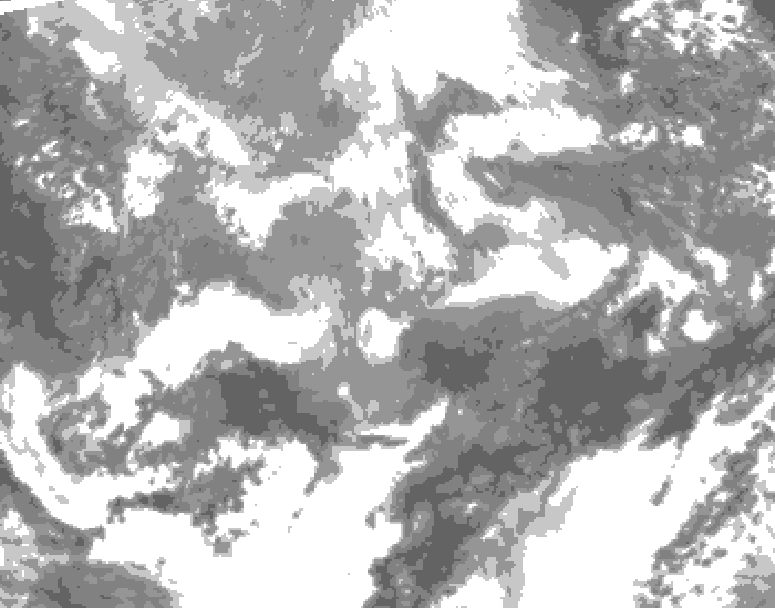 GDPS total cloud 060 hour forecast chart for Canada based on 2026/04/14 0000Z data