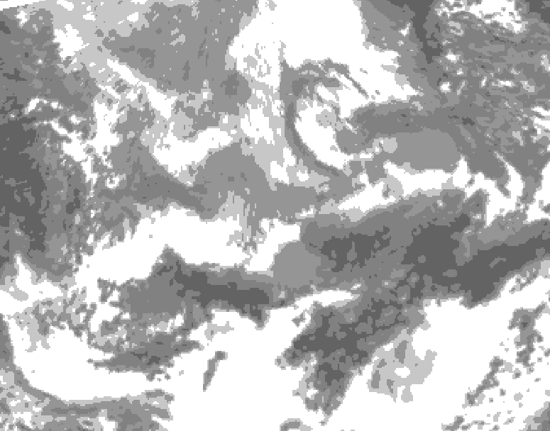 GDPS total cloud 066 hour forecast chart for Canada based on 2026/04/14 0000Z data