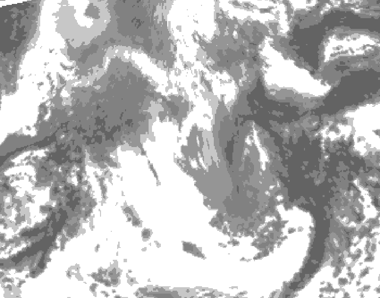 GDPS total cloud 150 hour forecast chart for Canada based on 2026/04/14 0000Z data