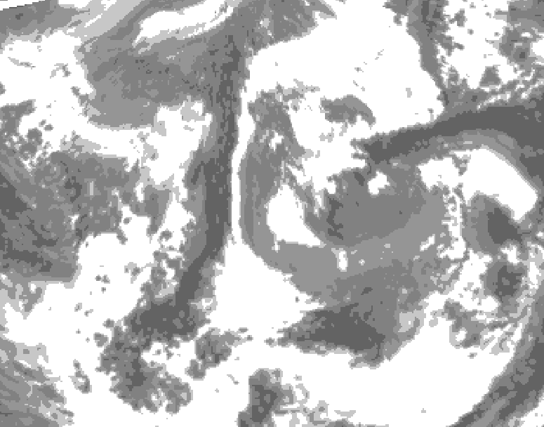 GDPS total cloud 210 hour forecast chart for Canada based on 2026/04/14 0000Z data