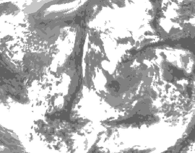 GDPS total cloud 216 hour forecast chart for Canada based on 2026/04/14 0000Z data