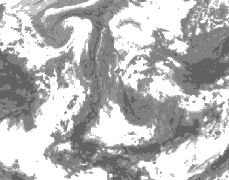 GDPS total cloud 228 hour forecast chart for Canada based on 2026/04/14 0000Z data