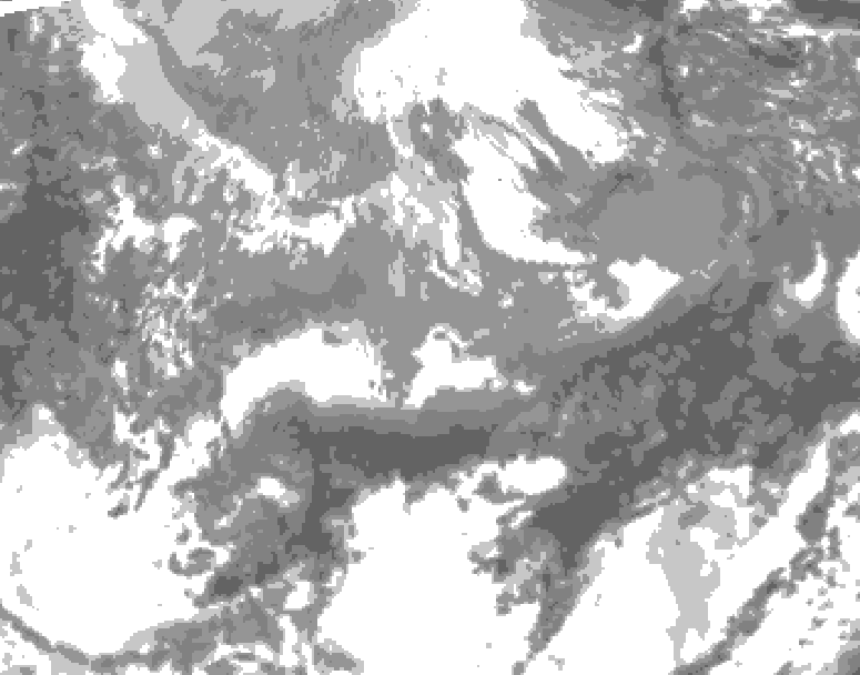 GDPS total cloud 060 hour forecast chart for Canada based on 2026/04/14 1200Z data