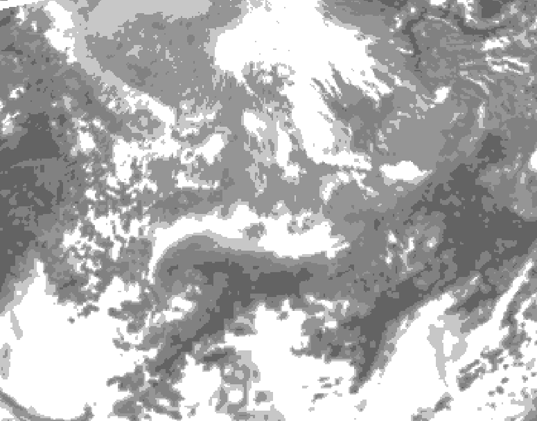 GDPS total cloud 066 hour forecast chart for Canada based on 2026/04/14 1200Z data