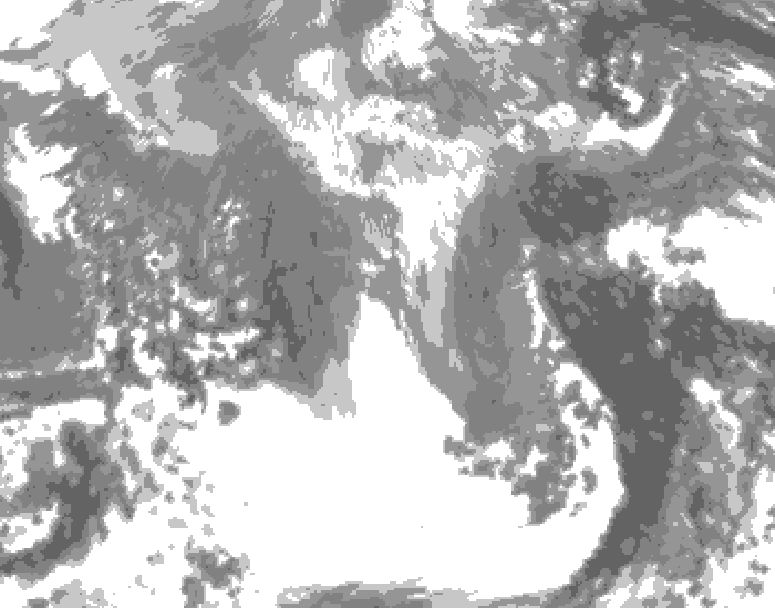 GDPS total cloud 138 hour forecast chart for Canada based on 2026/04/14 1200Z data