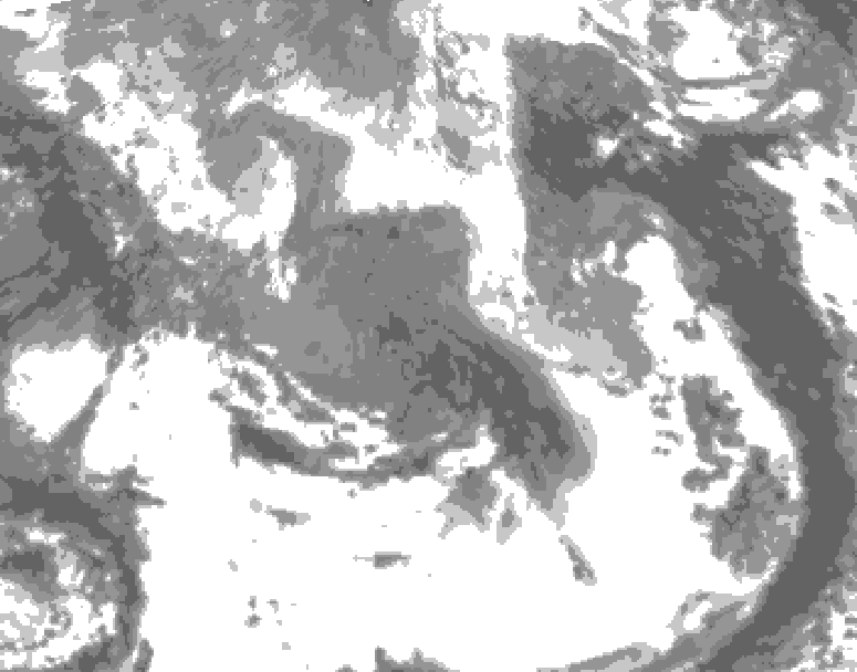 GDPS total cloud 168 hour forecast chart for Canada based on 2026/04/14 1200Z data