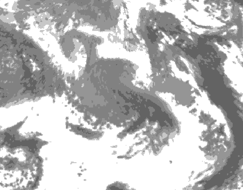 GDPS total cloud 174 hour forecast chart for Canada based on 2026/04/14 1200Z data