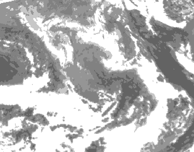 GDPS total cloud 186 hour forecast chart for Canada based on 2026/04/14 1200Z data
