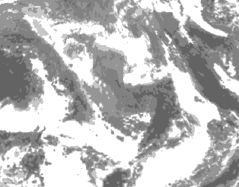 GDPS total cloud 192 hour forecast chart for Canada based on 2026/04/14 1200Z data