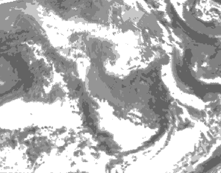 GDPS total cloud 204 hour forecast chart for Canada based on 2026/04/14 1200Z data