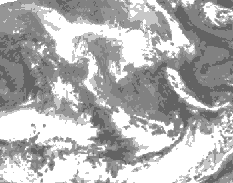 GDPS total cloud 210 hour forecast chart for Canada based on 2026/04/14 1200Z data