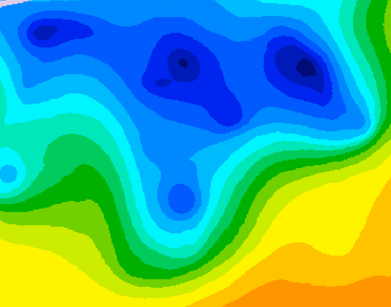 GDPS 500 millibar geopotential height 084 hour forecast chart for Canada based on 2026/04/15 0000Z data