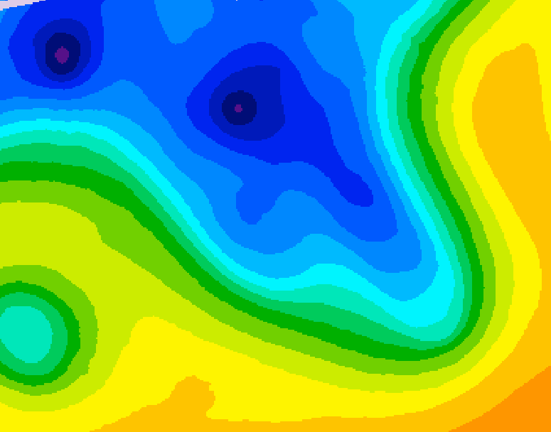 GDPS 500 millibar geopotential height 144 hour forecast chart for Canada based on 2026/04/15 0000Z data