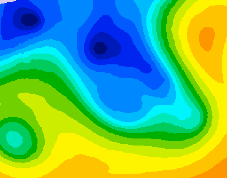 GDPS 500 millibar geopotential height 156 hour forecast chart for Canada based on 2026/04/15 0000Z data