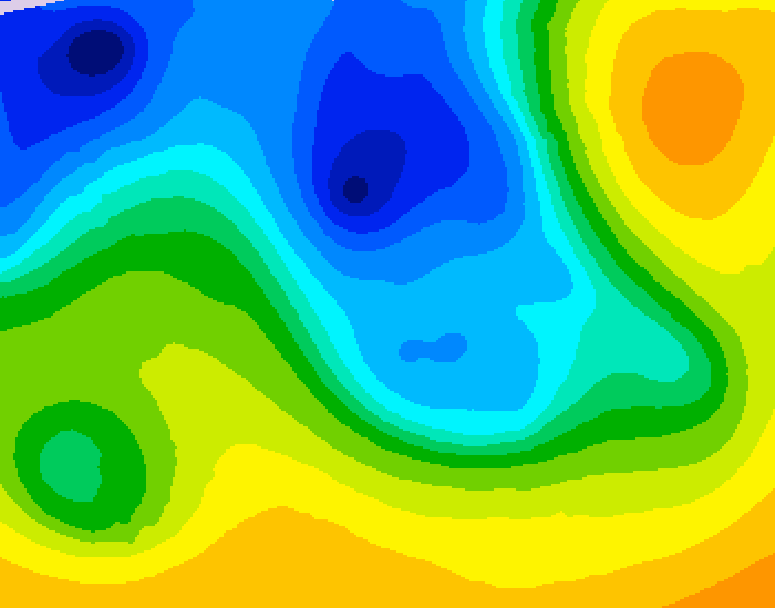 GDPS 500 millibar geopotential height 168 hour forecast chart for Canada based on 2026/04/15 0000Z data