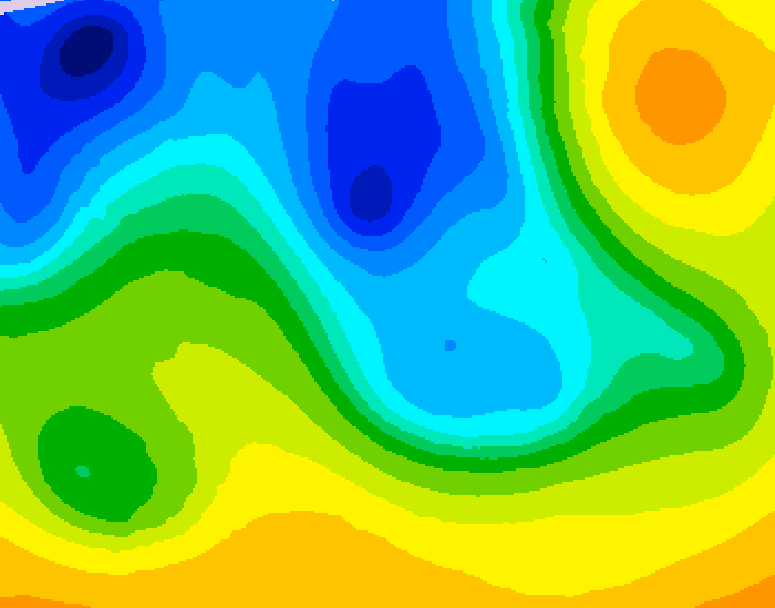 GDPS 500 millibar geopotential height 174 hour forecast chart for Canada based on 2026/04/15 0000Z data
