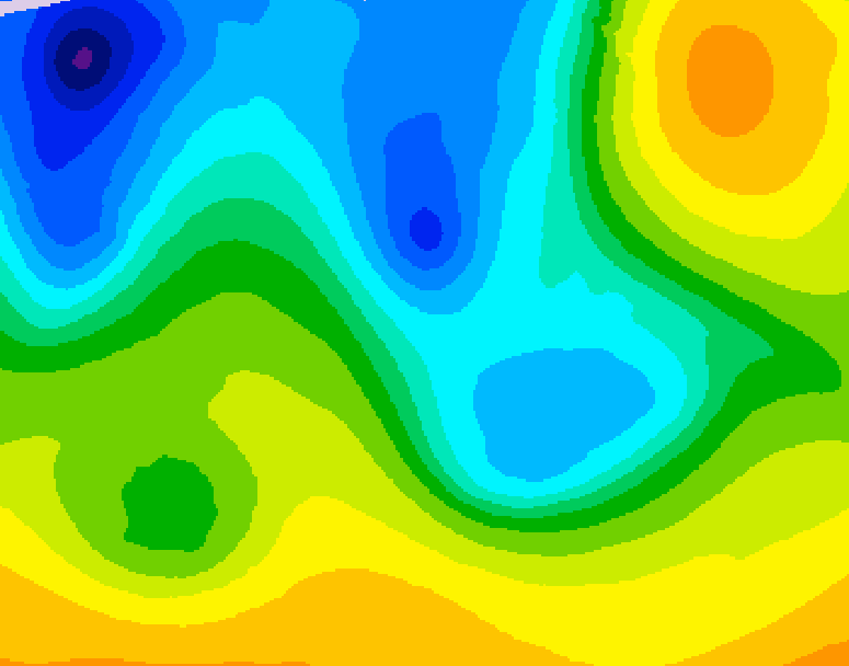 GDPS 500 millibar geopotential height 186 hour forecast chart for Canada based on 2026/04/15 0000Z data
