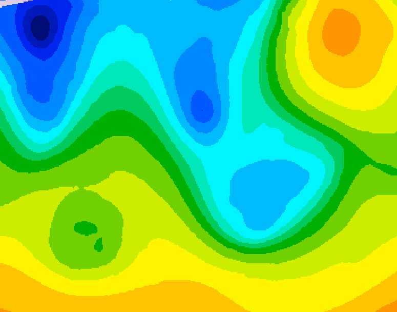 GDPS 500 millibar geopotential height 192 hour forecast chart for Canada based on 2026/04/15 0000Z data