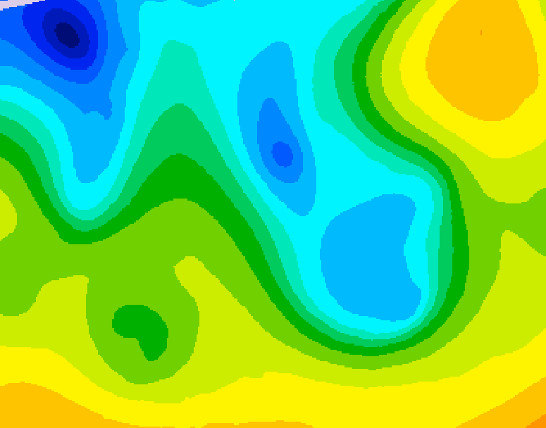GDPS 500 millibar geopotential height 204 hour forecast chart for Canada based on 2026/04/15 0000Z data