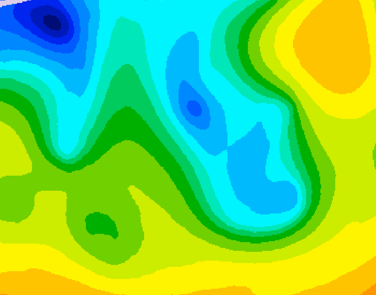 GDPS 500 millibar geopotential height 210 hour forecast chart for Canada based on 2026/04/15 0000Z data