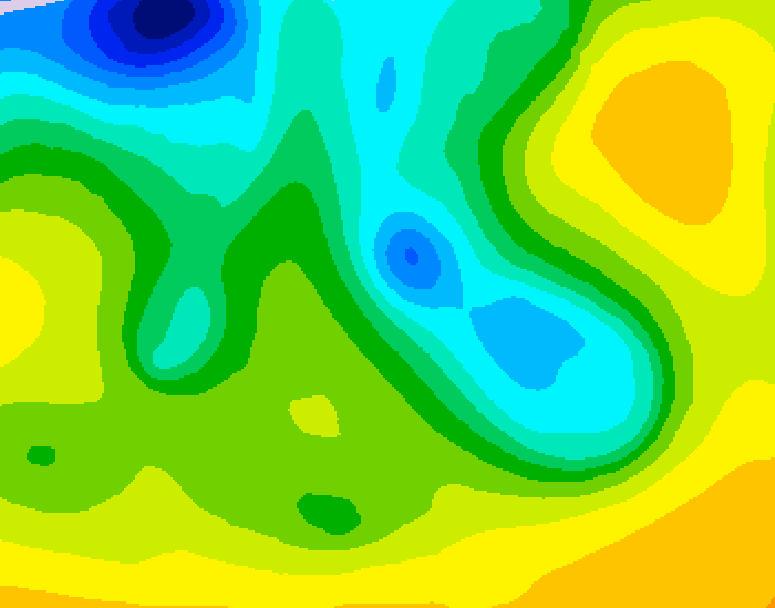 GDPS 500 millibar geopotential height 234 hour forecast chart for Canada based on 2026/04/15 0000Z data