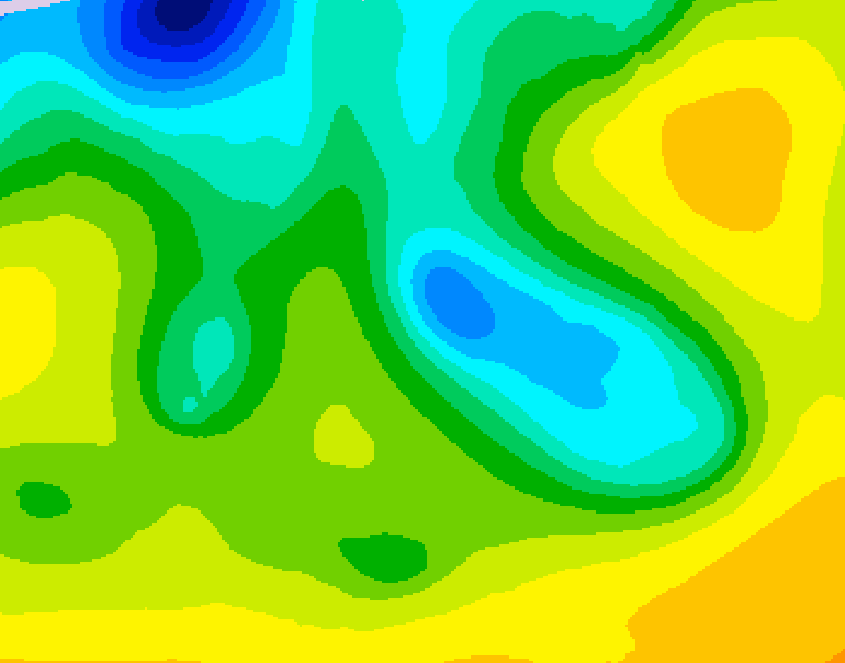GDPS 500 millibar geopotential height 240 hour forecast chart for Canada based on 2026/04/15 0000Z data