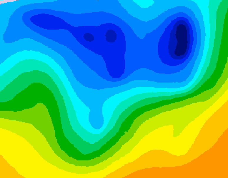 GDPS 500 millibar geopotential height 060 hour forecast chart for Canada based on 2026/04/15 1200Z data
