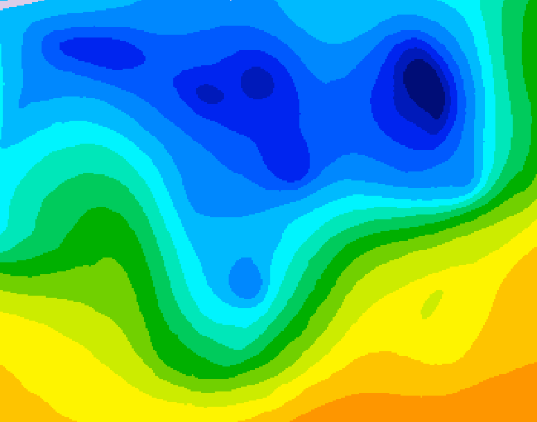 GDPS 500 millibar geopotential height 066 hour forecast chart for Canada based on 2026/04/15 1200Z data