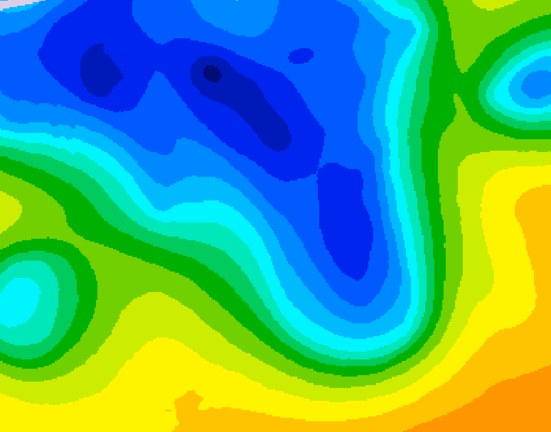 GDPS 500 millibar geopotential height 108 hour forecast chart for Canada based on 2026/04/15 1200Z data