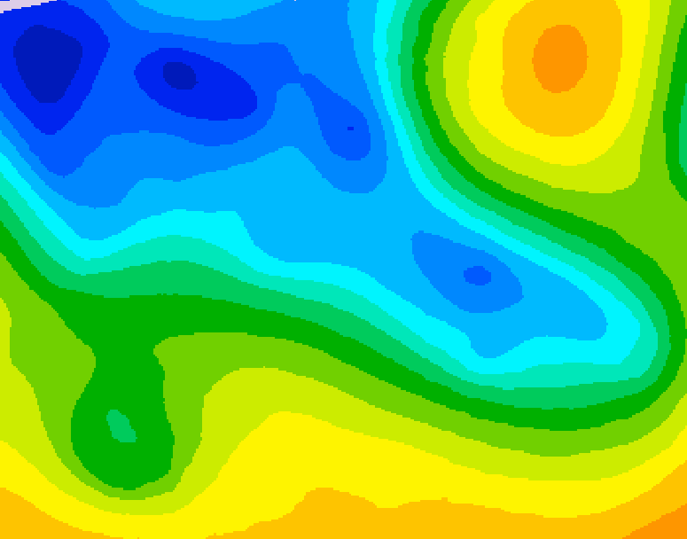 GDPS 500 millibar geopotential height 156 hour forecast chart for Canada based on 2026/04/15 1200Z data