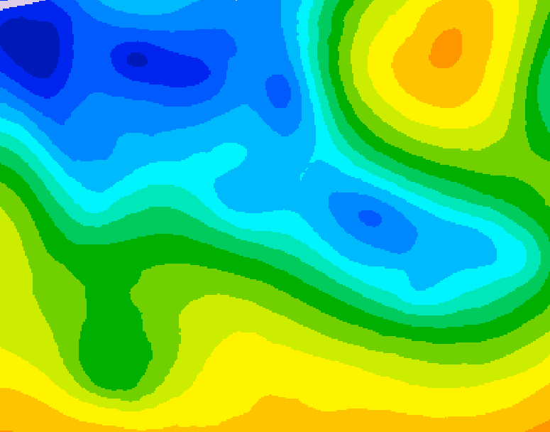 GDPS 500 millibar geopotential height 162 hour forecast chart for Canada based on 2026/04/15 1200Z data