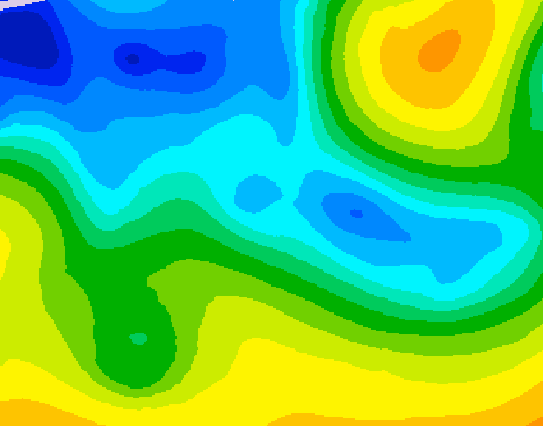 GDPS 500 millibar geopotential height 168 hour forecast chart for Canada based on 2026/04/15 1200Z data