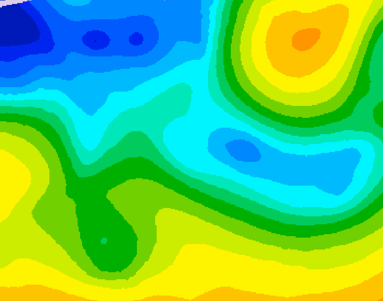 GDPS 500 millibar geopotential height 174 hour forecast chart for Canada based on 2026/04/15 1200Z data