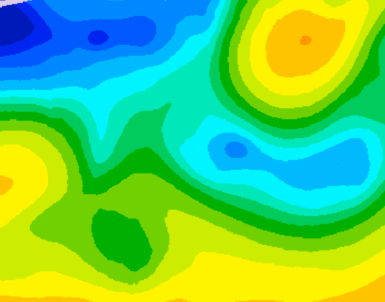 GDPS 500 millibar geopotential height 180 hour forecast chart for Canada based on 2026/04/15 1200Z data