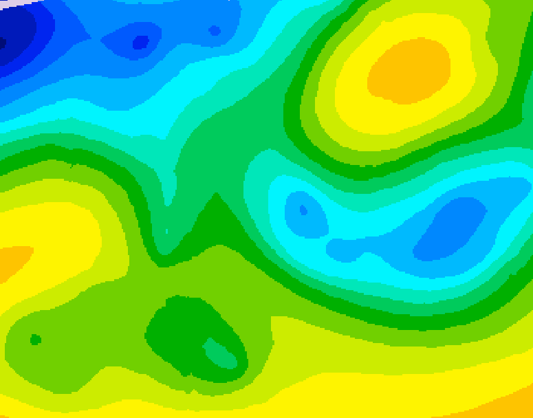 GDPS 500 millibar geopotential height 192 hour forecast chart for Canada based on 2026/04/15 1200Z data