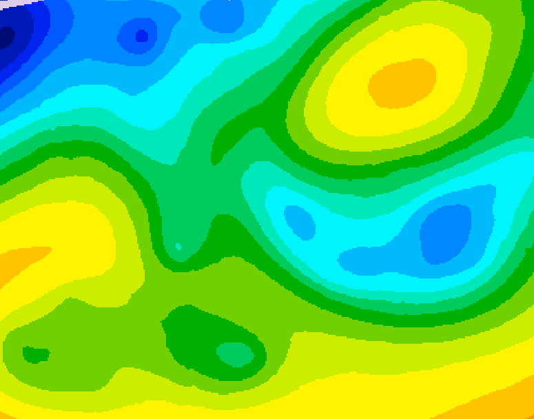 GDPS 500 millibar geopotential height 198 hour forecast chart for Canada based on 2026/04/15 1200Z data