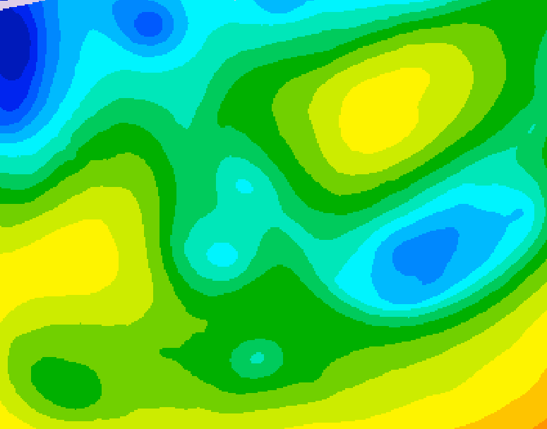 GDPS 500 millibar geopotential height 216 hour forecast chart for Canada based on 2026/04/15 1200Z data