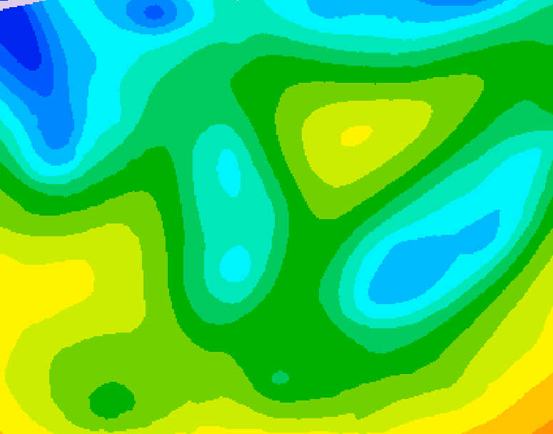 GDPS 500 millibar geopotential height 234 hour forecast chart for Canada based on 2026/04/15 1200Z data