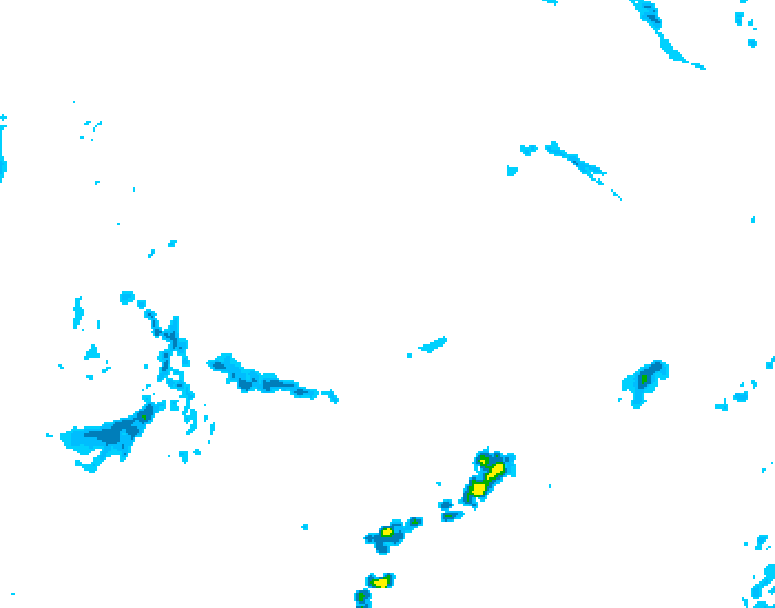 GDPS precipitation 006 hour forecast chart for Canada based on 2026/04/15 0000Z data