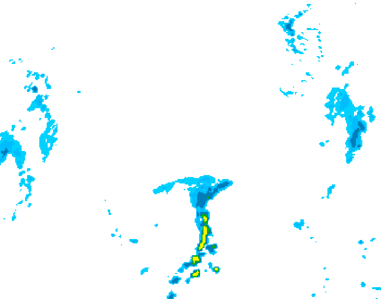 GDPS precipitation 072 hour forecast chart for Canada based on 2026/04/15 0000Z data
