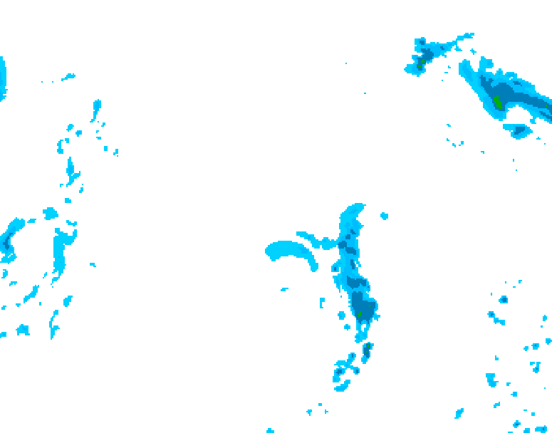 GDPS precipitation 090 hour forecast chart for Canada based on 2026/04/15 0000Z data