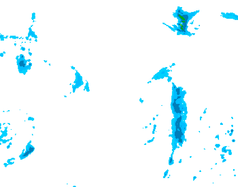 GDPS precipitation 114 hour forecast chart for Canada based on 2026/04/15 0000Z data