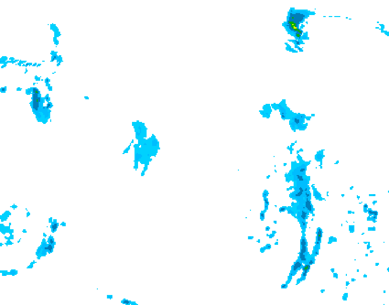GDPS precipitation 120 hour forecast chart for Canada based on 2026/04/15 0000Z data